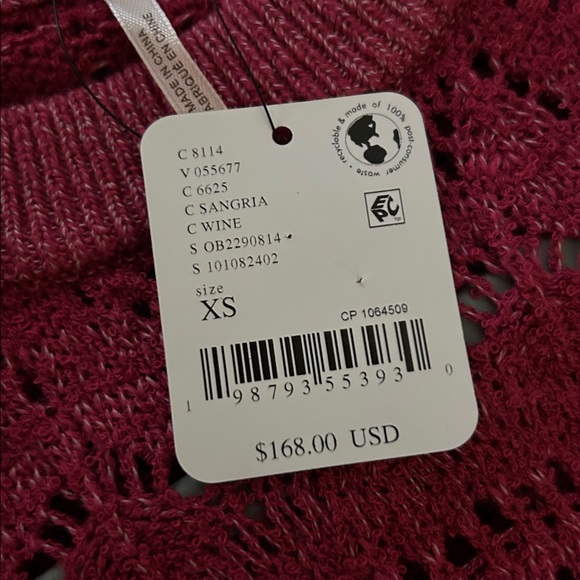 NWT! FP Free People Lucinda Sweater Sz XS & Small - Picture 5 of 5